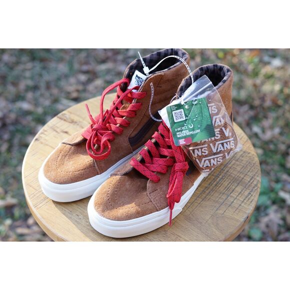 Vans Sk8 Hi HEIC Brown Suede Water Resistant NWT main image 4